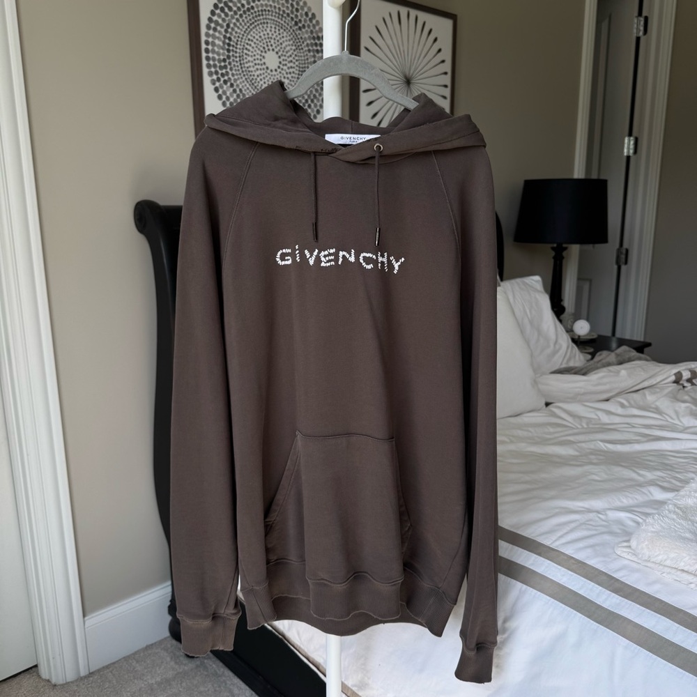 Givenchy Logo-Emboidered Loopback Cotton-Jersey H… - image 5